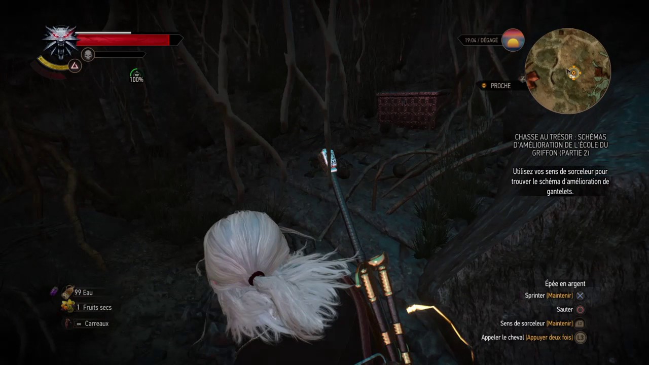The Witcher 3 Chasse Au Tresor Ecole Du Griffon