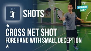 How to Perform a Cross Net Shot, Forehand, Badminton screenshot 5