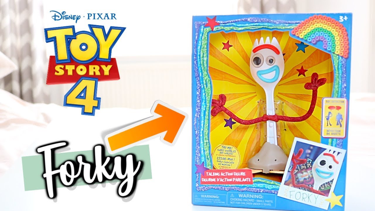 disney store forky talking action figure