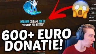 600+ EURO DONATIE?! &amp; REACTIE! MINETOPIA LIVESTREAM HIGHLIGHTS!