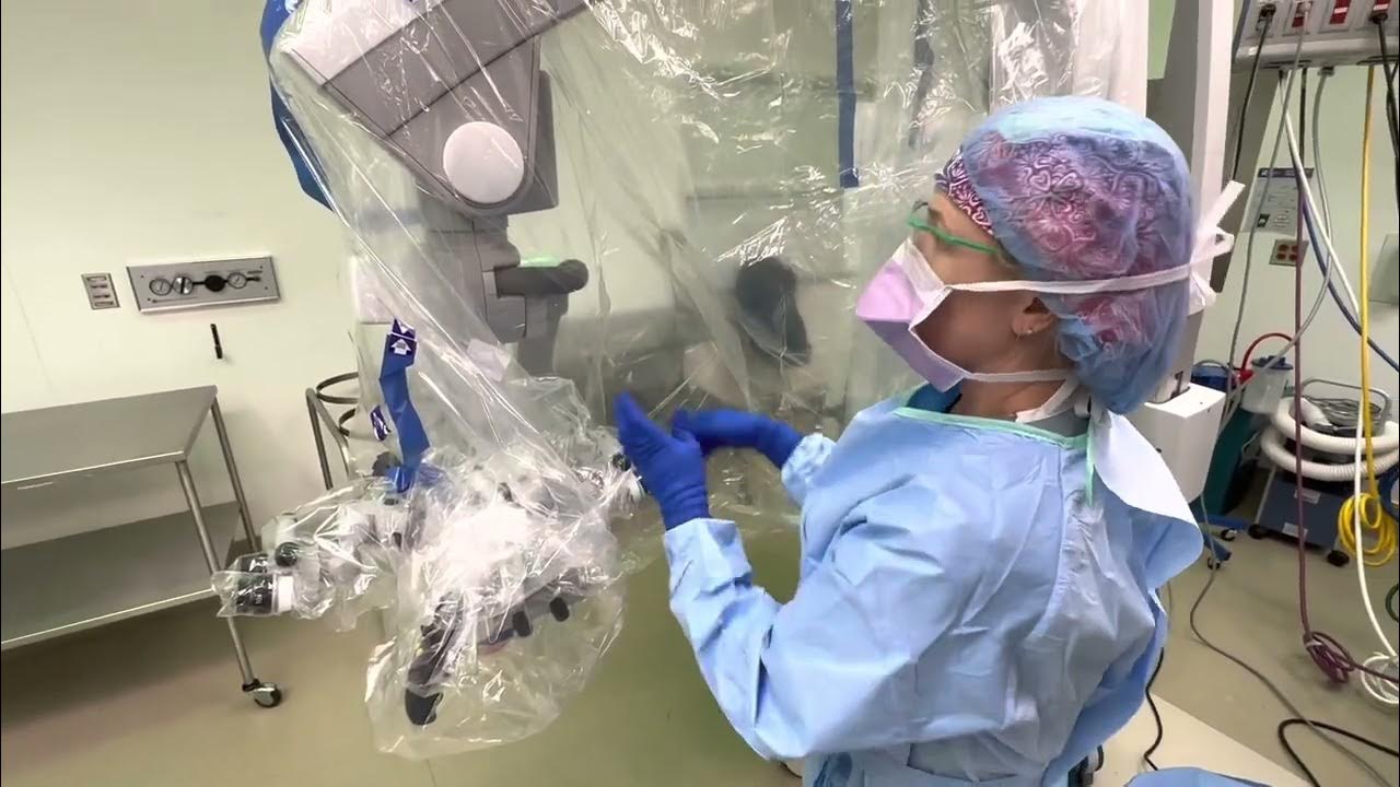 How to drape the Zeiss Pentero 800 microscope YouTube