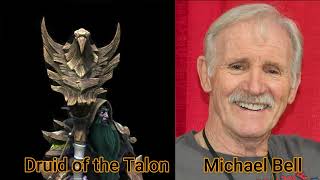 Character and Voice Actor -  Warcraft III Reforged - Druid of the Talon - Michael Bell