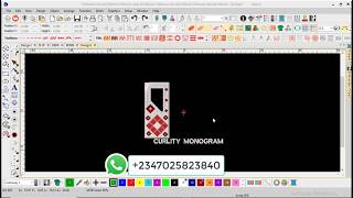 How to Design Beautiful Monogram Agbada in Wilcom e4.2 | Curlity Monogram screenshot 4