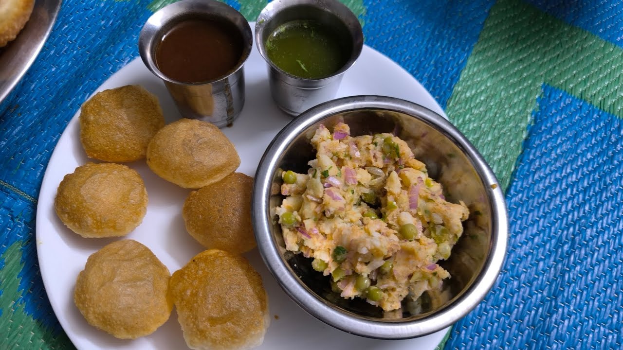 Homemade golgappa#food #evening chats#youtube 