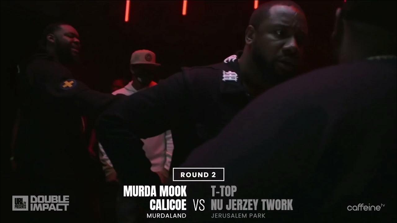 Calicoe Vs Nu Jerzey Twork Full Battle Murda Mook/Calicoe Vs T Top/Nu Jerzey Twork - DOUBLE IMPACT 4