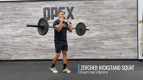 Zercher Kickstand Squat
