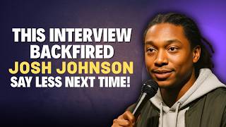 Josh Johnson Says Jonathan Majors Shouldn’t Do Interviews 😂 This Interview Backfired