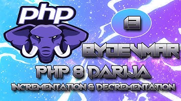 13 - COURS PHP 8 - DARIJA - OPERATEURS D