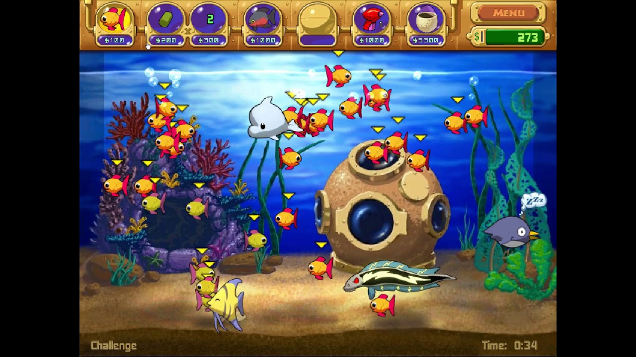 Insaniquarium Deluxe Challenge Tank 1 057 YouTube