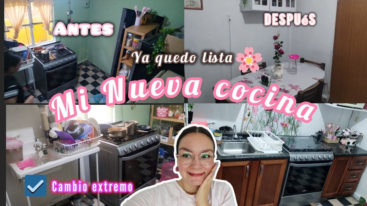 ✔️Transformación Completa de mi Cocina vieja a una Cocina de ensueño 🫶