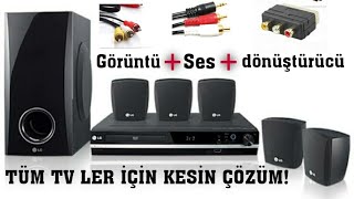 Televizyona 5+1 Ses Sinema Sistemi Nasıl Bağlanır ? Resimi