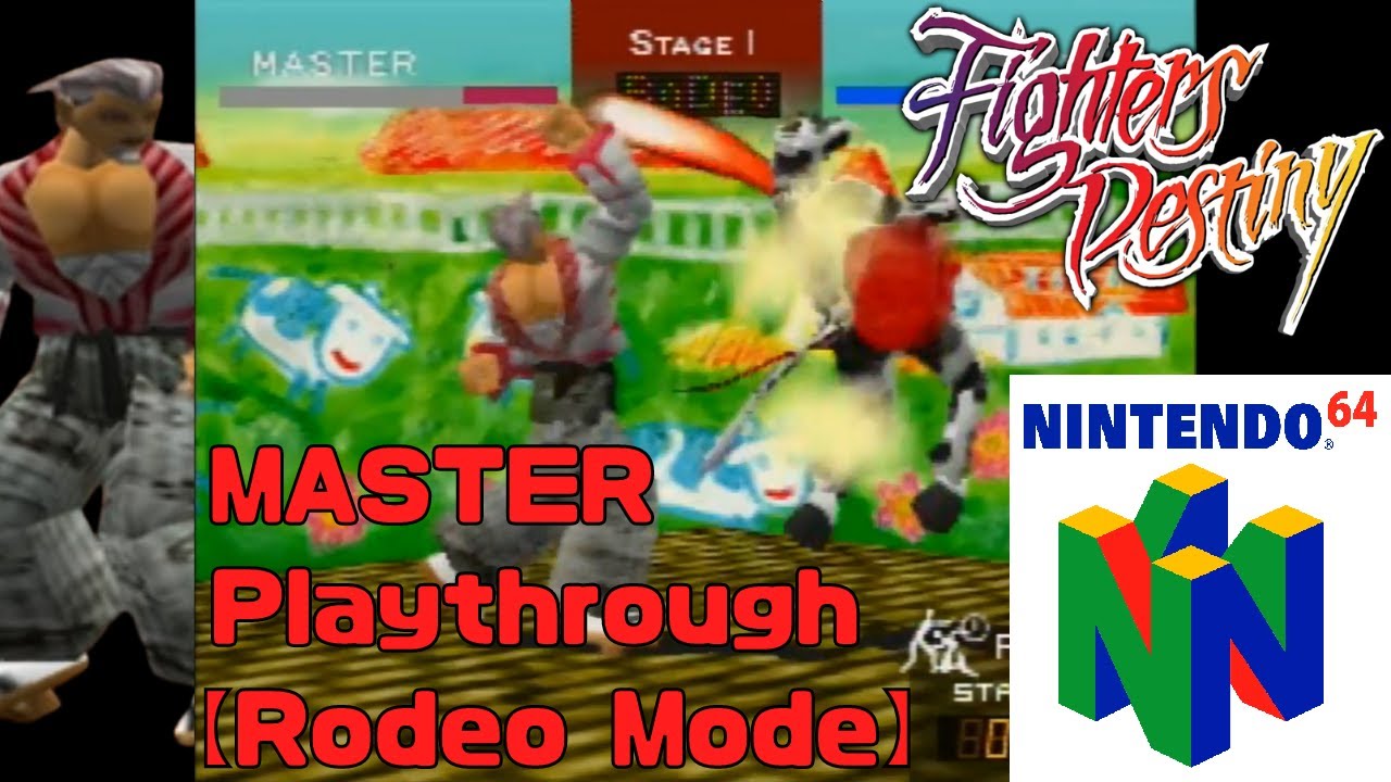 Fighters Destiny (Nintendo 64) - MASTER Playthrough [RODEO MODE🐄] - YouTube