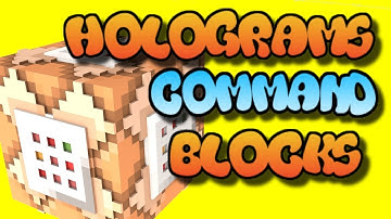 Minecraft Command Block Holograms Tutorial Bedrock Edition (Xbox One,Mcpe,Windows10)