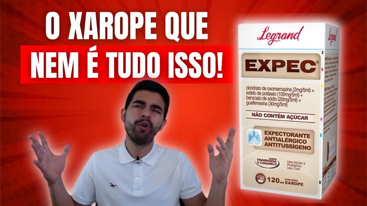 Expec Xarope Antitussígeno Expectorante e Antialérgico 120ml