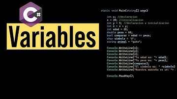 Variables en C#