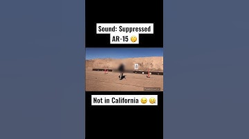 Sound of Suppressed AR15 (Not in California 🤫) #suppressors #ar15 #firearms #shorts #shortsfeed