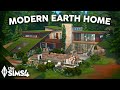 Modern Earth Home // The Sims 4 Speed Build