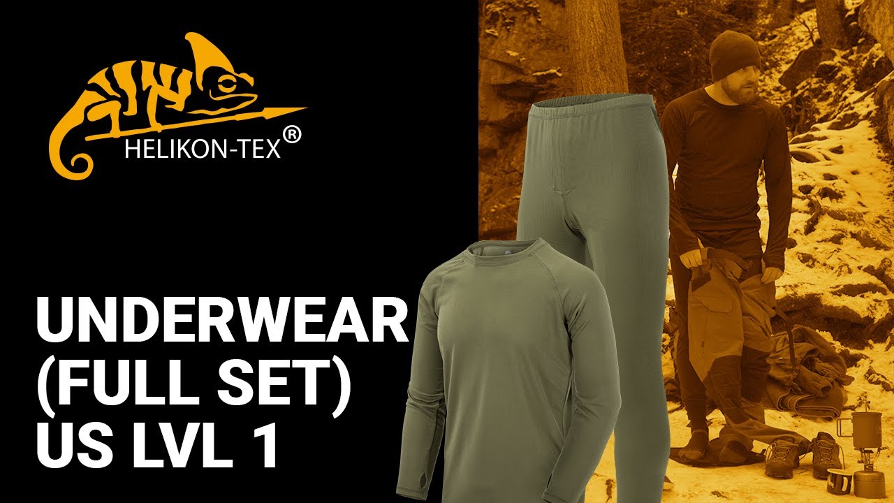 Helikon-Tex Sous-vêtement US LVL 1 - Polyester Quick Dry