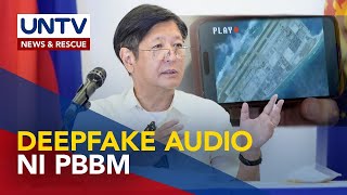 Source ng umano’y deepfake audio ni Pangulong Marcos, iimbestigahan na ng DICT