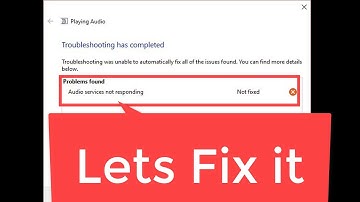 Fix: Audio Services Not Responding Windows 10