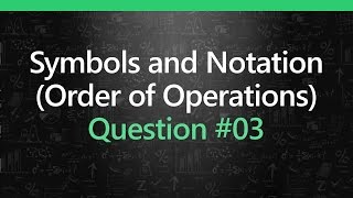 A.1 | Symbols and Notation | Question #03