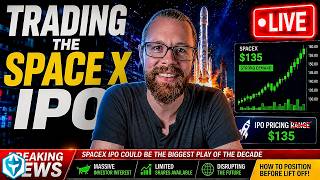 LIVE: SpaceX IPO | First Trade, Price Targets & Real-Time Analysis for $SPCX