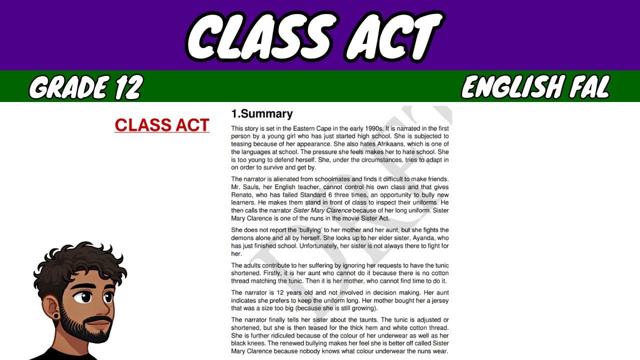 Class Act | Grade 12 English FAL