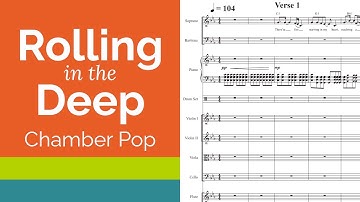 Rolling In The Deep for Chamber Pop Ensemble Score Video