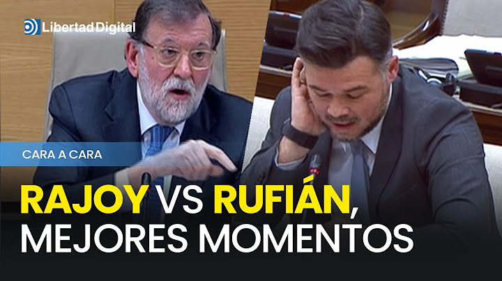 Los mejores momentos del duro enfrentamiento entre Rajoy y Rufián