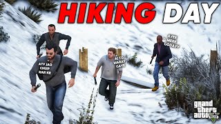 MICHAEL AND JIMMY | HIKING DAY | GTA 5 | Real Life Mods #470 |