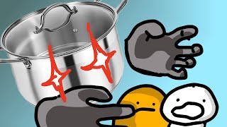 A watched pot boils, actually