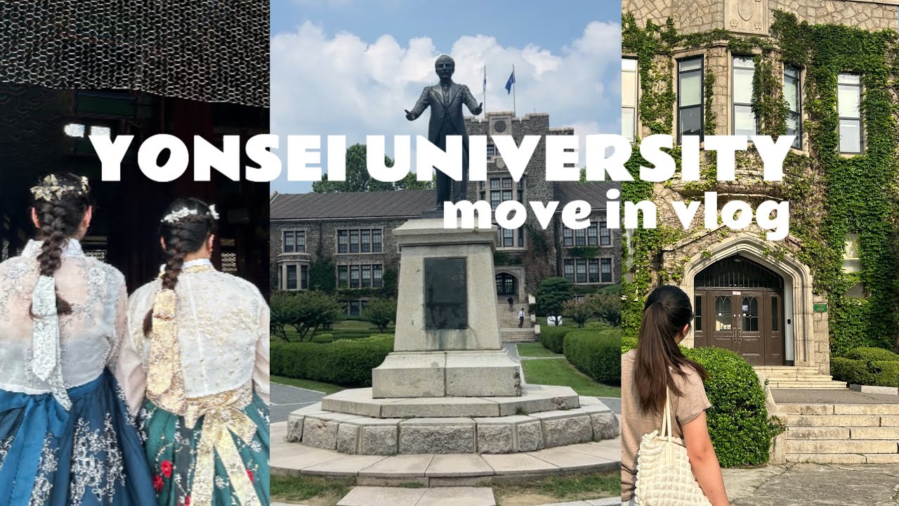 YONSEI UNIVERSITY MOVE-IN VLOG🇰🇷🦅: SK Global, orientation, study abroad, moving to Korea, etc.
