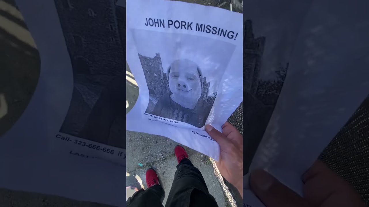 John Pork Missing Scary Johnpork Truthbuddy