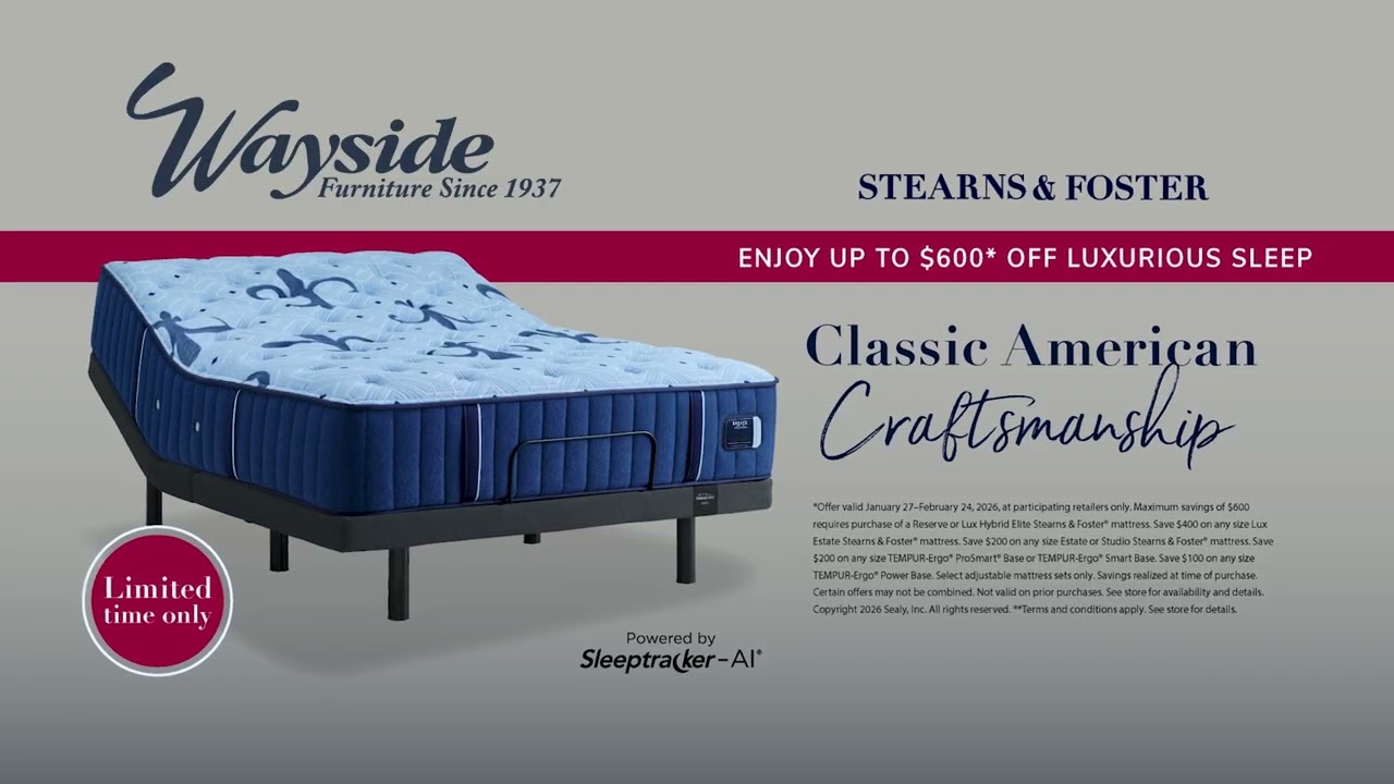 WAYSIDE: Prez Day MATTRESS SALE Save Big