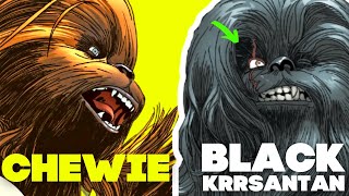 When Black Krrsantan Nearly KILLED Chewie and Luke - Star Wars Canon Explained