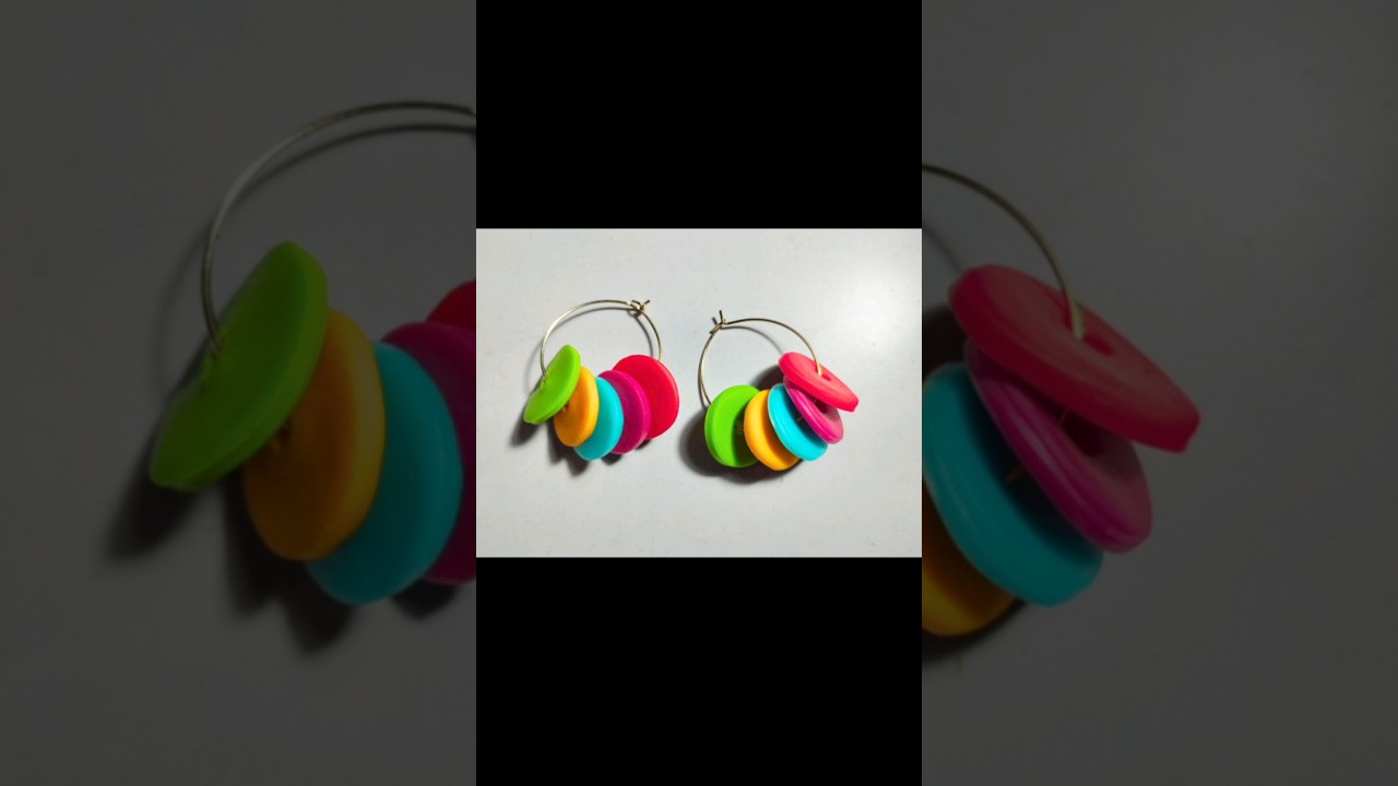 Cute & Trending Beads Earrings with SHILPEY Clay |DIY Easy Earrings | #shorts #viralshorts #diy #art
