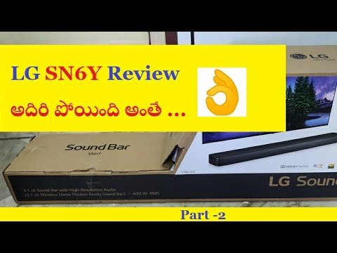 LG SN6Y Part- 2 Review and Sound test