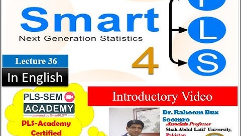 Smart PLS-SEM: Lecture 36 Introduction to SmartPLS 4- (Brand New Version)