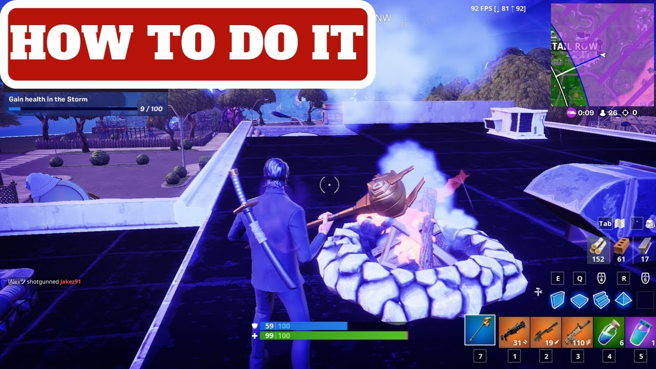 GAIN HEALTH IN THE STORM HOW TO DO IT EASY STORM RACERS WEEK 8 CHALLENGES FORTNITE SEASON 10