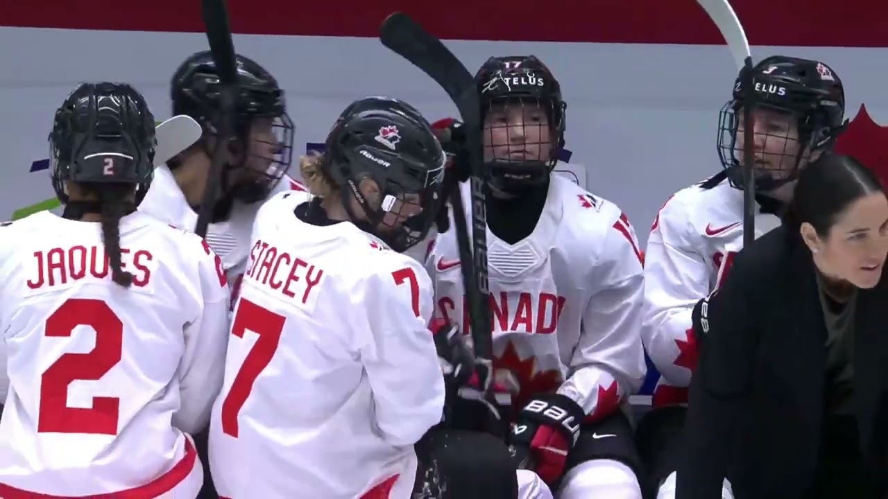 Marie-philip Poulin and Laura Stacey vs the USA (Worlds final edition)