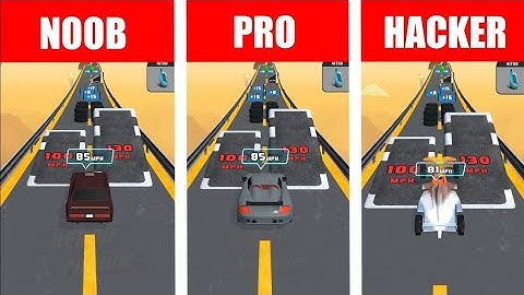 NOOB vs PRO vs HACKER || Draft Race 3D