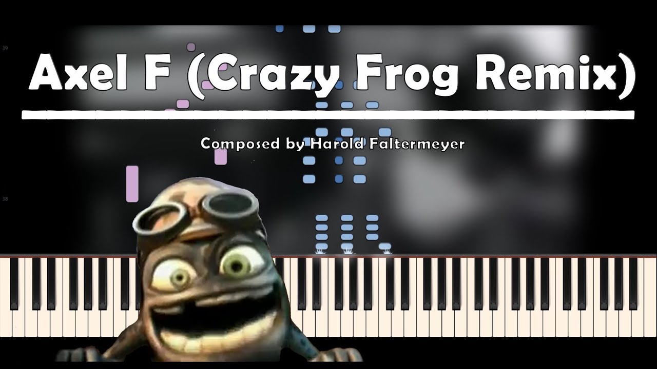 Axel f remix. Crazy Frog Axel f. Crazy Frog Midi. Crazy Frog Axel f обложка. Crazy Frog - Axel f бридж ТВ.