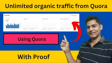 How To Get Unlimited (100000+)Free Traffic From Quora To Your Website.traffic kaise badhaye