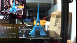 Printing Eiffel Tower Ender 3 V2 with CR Touch Default Printer (not  "Fast")