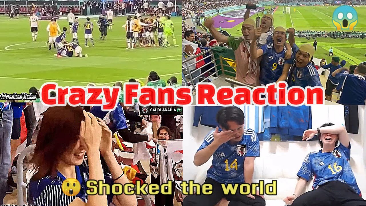 Japan Fans Reaction When Defeating Germany | World Cup 2022 Germany vs Japan.