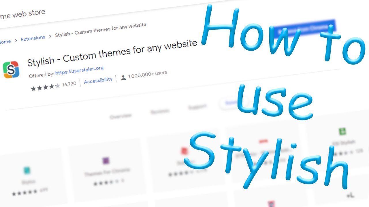 How to customize any site using Stylish