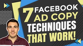 7 Facebook Ad Copy Techniques That WORK