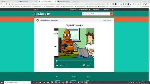 Brain Pop tutorial for parents
