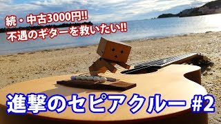 続・中古3000円!!不遇のギターを救いたい!!２【Sepia Crue W60】