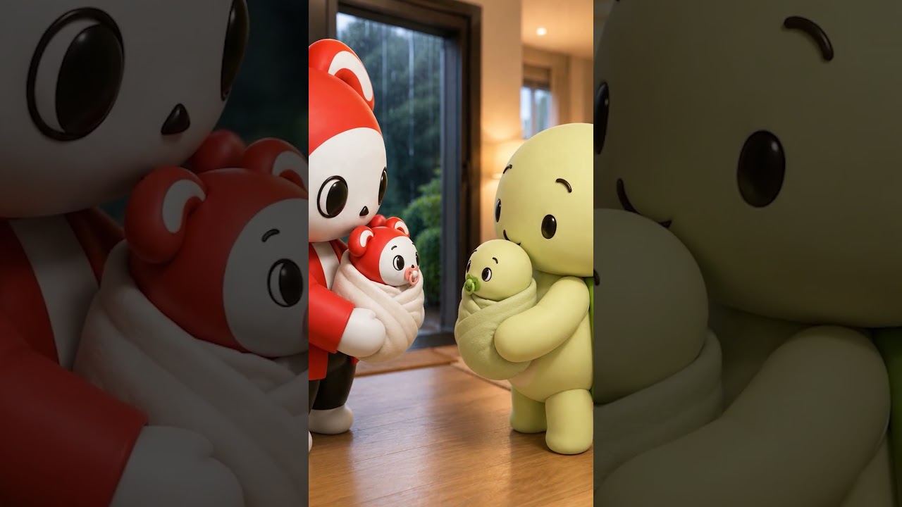 JJ & Mikey Baby Reveal - Maizen Animation Cartoon #shorts #animation